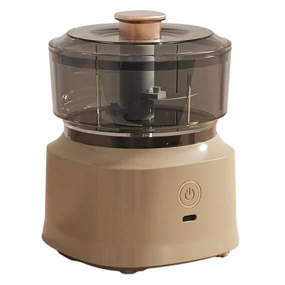 JRQ-01 Tritacarne elettrico domestico wireless per aglio da cucina, dimensioni: pressione lunga (caffè)