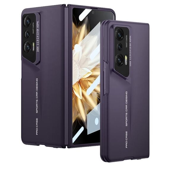 Custodia per telefono ultrasottile a copertura totale per Honor Magic V GKK Integrated Blade (viola)