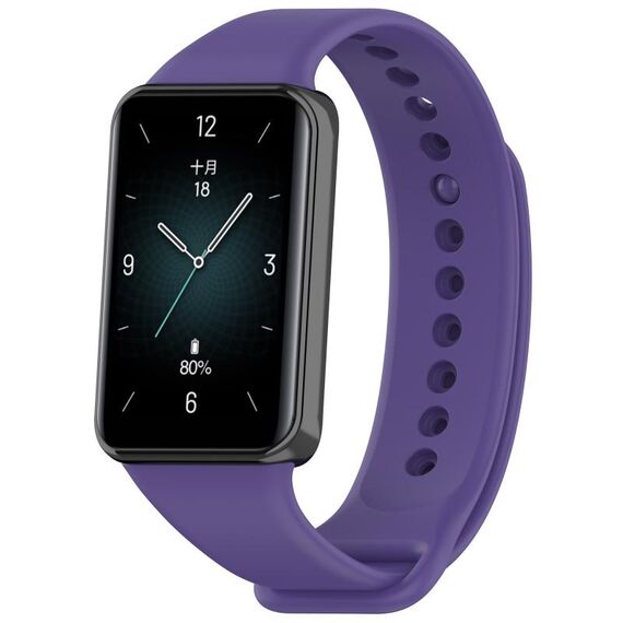 Per cinturino per orologio in TPU tinta unita Honor Band 9 (viola)