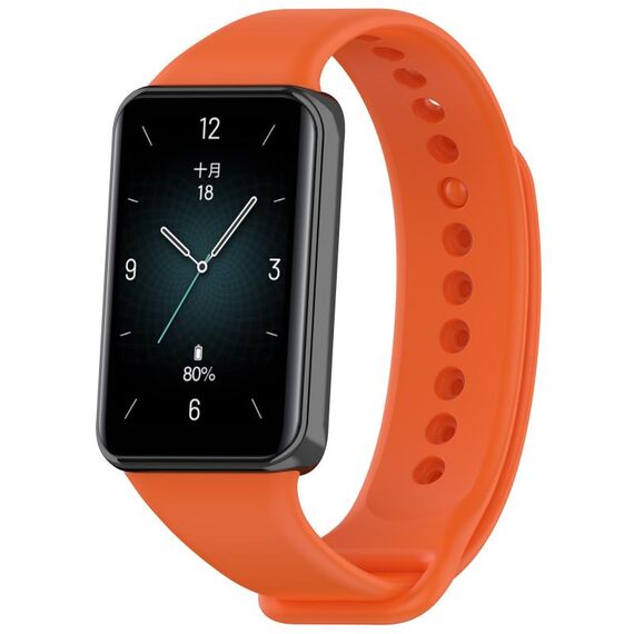 Per cinturino per orologio in TPU tinta unita Honor Band 9 (arancione)