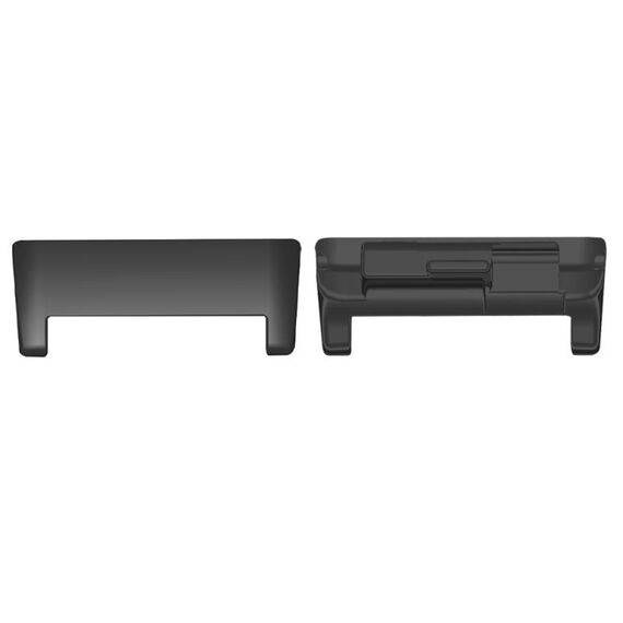 Per Huawei Watch D 20mm 1 paio di connettori per cinturino in metallo (nero)