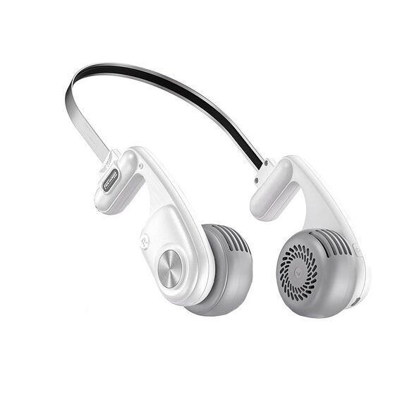 Ventilatore elettrico a collo sospeso MF086 (bianco grigio)