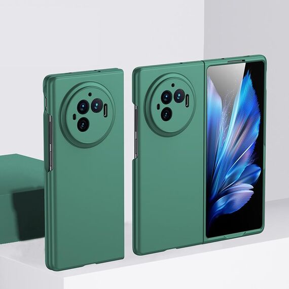 Per vivo X Fold3 Skin Feel PC Custodia antiurto a copertura totale (verde foresta)