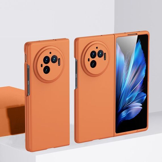 Custodia per telefono antiurto a copertura totale per vivo X Fold3 Skin Feel PC (arancione)