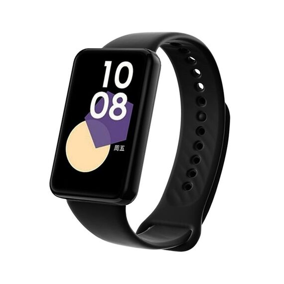 Cinturino per orologio in TPU con fibbia nera per Honor Band 9 (nero)