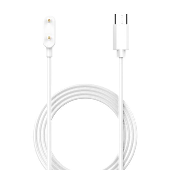 Cavo di ricarica per smartwatch Samsung Galaxy Fit 3, lunghezza: 1 cm, porta: USB-C / Type-C (bianco)