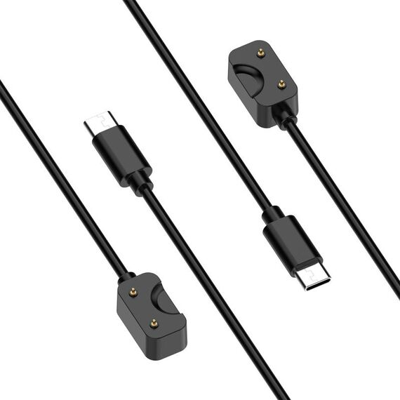 Cavo di ricarica per smartwatch stile ufficiale Samsung Galaxy Fit 3, lunghezza: 1 m, porta: USB-C / Type-C (nero)