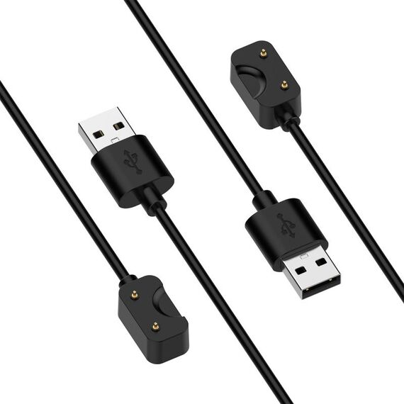 Cavo di ricarica per smartwatch stile ufficiale Samsung Galaxy Fit 3, lunghezza: 55 cm, porta: USB-A (nero)