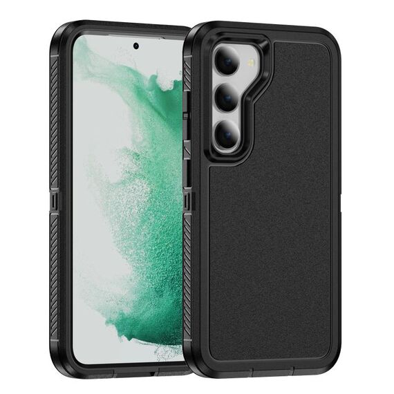 Per Samsung Galaxy S23 5G Guard Life Custodia impermeabile per telefono smerigliata (nera)