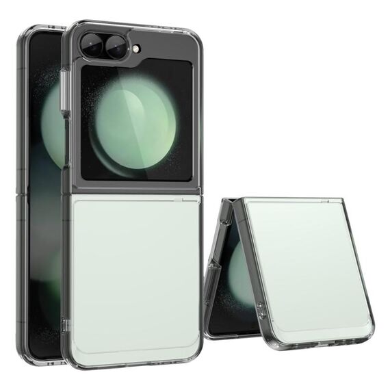 Per Samsung Galaxy Z Flip6 5G Custodia per telefono in TPU ibrido acrilico serie colorata (trasparente)