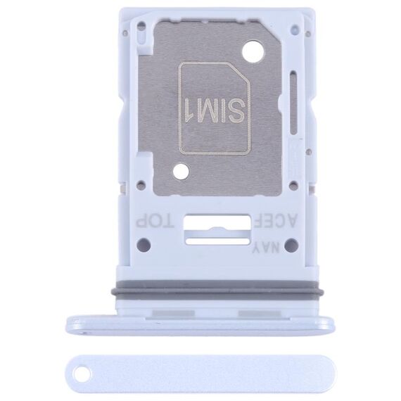Per Samsung Galaxy A35 SM-A356B Vassoio scheda SIM + Vassoio scheda SIM/Micro SD (Argento)