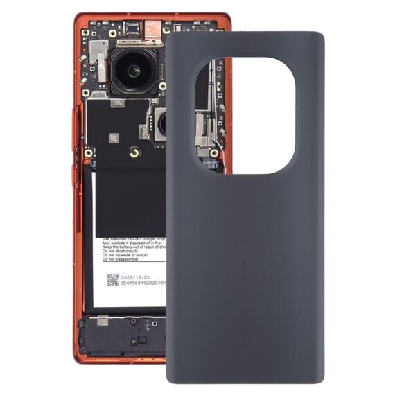 Per Tecno Phantom X2 Pro AD9 Cover posteriore batteria originale (nero)