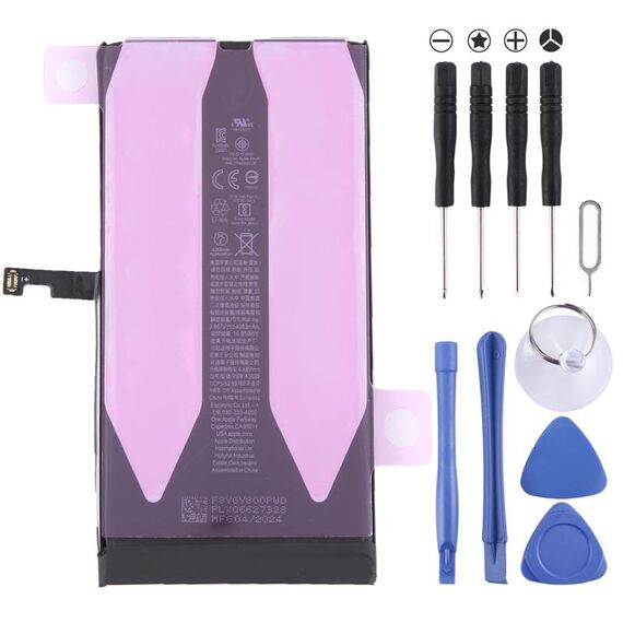 Sostituzione batteria per iPhone 15 Plus A3039 4383mAh