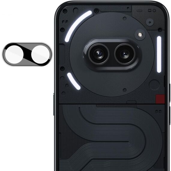 For Nothing Phone 2a imak Pellicola per lenti in vetro integrata ad alta definizione Versione nera