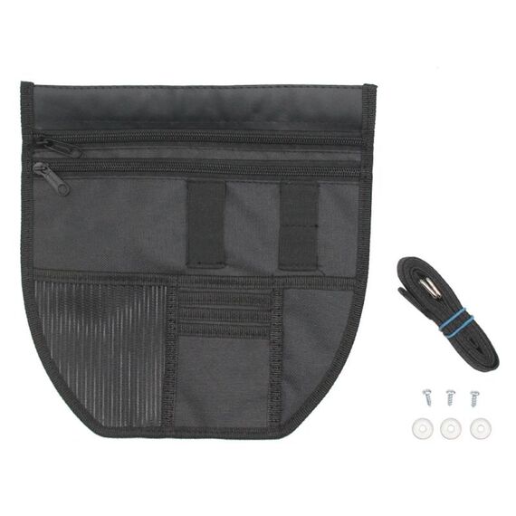 Borsa per attrezzi per borsa portaoggetti per sella moto Yamaha Nmax 155 (nera)