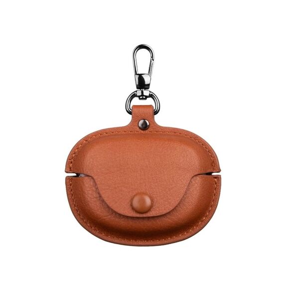 Custodia protettiva in pelle per auricolari wireless Bose Ultra 3 (marrone)