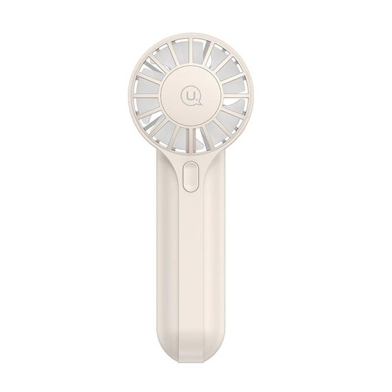 USAMS ZB288 Mini ventilatore portatile portatile ricaricabile ad alta velocità di tipo C (beige)