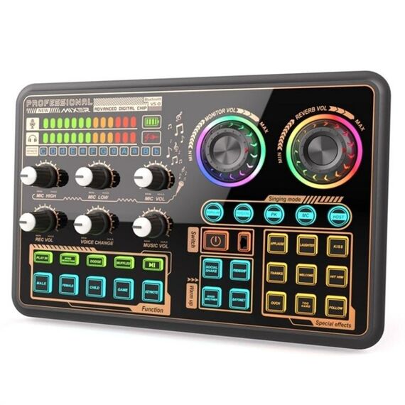 Mixer audio professionale con scheda audio live multifunzionale SK600