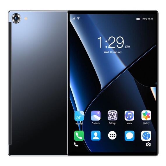 Tablet PC PA13 4G LTE, 10,1 pollici, 4 GB + 32 GB, Android 8.1 MTK6750 Octa Core, supporto Dual SIM, WiFi, Bluetooth, GPS (nero)