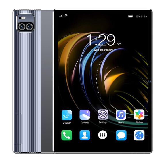 Tablet PC X101 3G per chiamate telefoniche, 10,1 pollici, 2 GB + 16 GB, Android 5.1 MT6592 Octa Core, supporto Dual SIM, WiFi, Bluetooth, GPS (grigio)