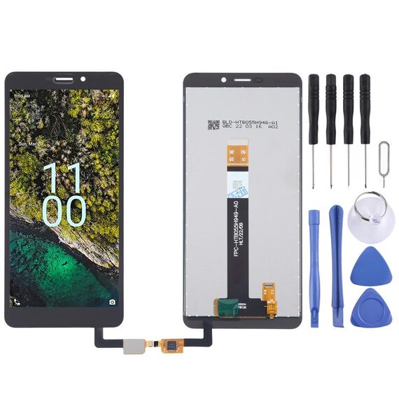 Per Nokia C100 Schermo LCD OEM con digitalizzatore assemblaggio completo