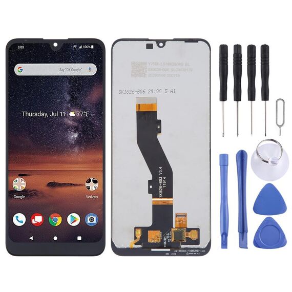 Per schermo LCD OEM Nokia 3V con digitalizzatore assemblaggio completo