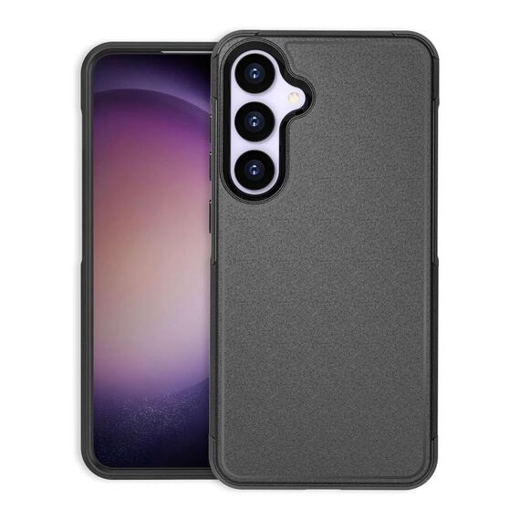 Per Samsung Galaxy S24 5G Armor Custodia per telefono ibrida in TPU per PC (nera)