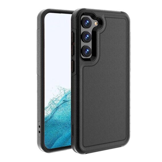 Per Samsung Galaxy S23+ 5G Armor Custodia per telefono ibrida in TPU per PC (nera)