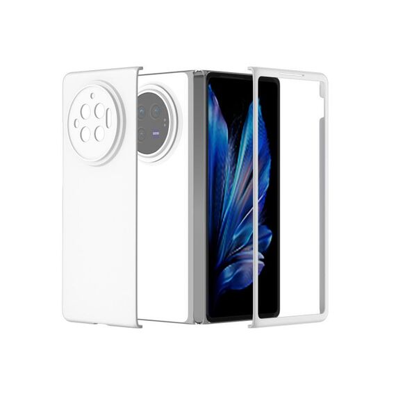 Custodia per telefono antiurto a copertura totale per vivo X Fold3 Skin Feel PC (bianca)