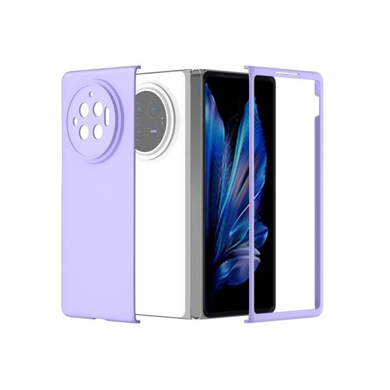 Custodia per telefono antiurto a copertura totale per vivo X Fold3 Skin Feel PC (viola)