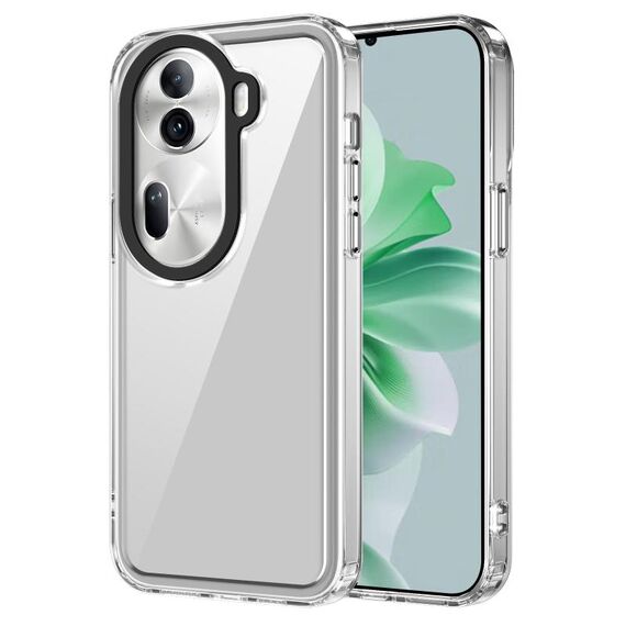 Per OPPO Reno11 Custodia per telefono antiurto in acrilico trasparente globale + TPU (trasparente)