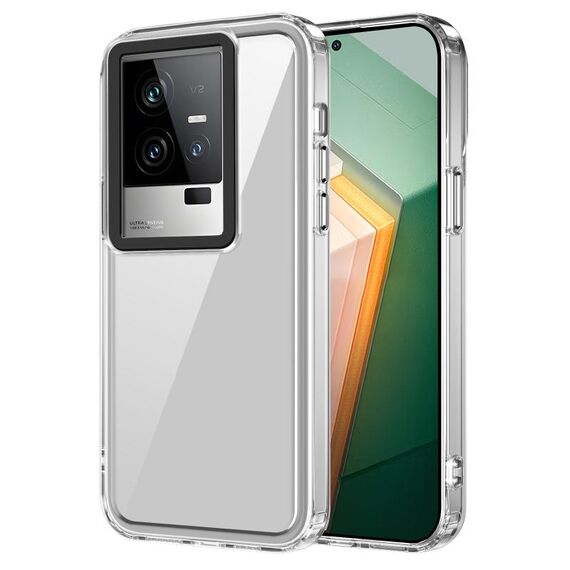 Per vivo iQOO 11 Custodia per telefono antiurto in acrilico trasparente + TPU (trasparente)