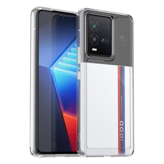 Per vivo iQOO 9T Custodia per telefono TPU serie Candy (trasparente)