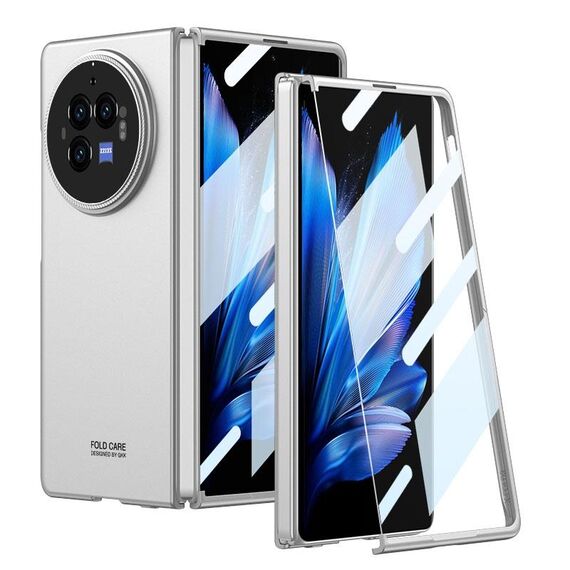 Per vivo X Fold3 GKK Custodia per telefono all-inclusive ultrasottile integrata senza limiti (Argento)