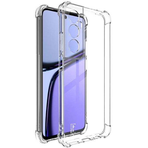 Per Realme C65 4G Global imak Custodia per telefono in TPU antiurto con airbag (trasparente)