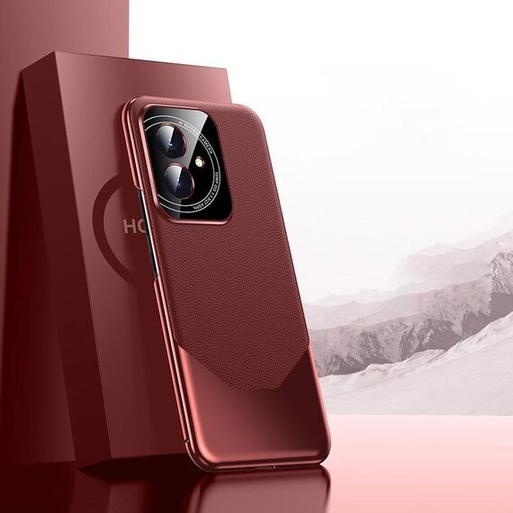 Per Honor 100 Custodia elettrolitica imitazione Ultimate Design PC + custodia in pelle per telefono (rossa)