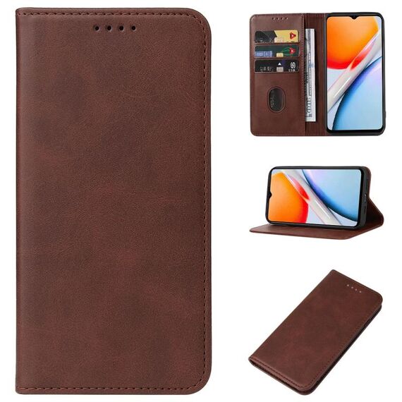 Custodia per telefono in pelle con chiusura magnetica per vivo G2 (marrone)