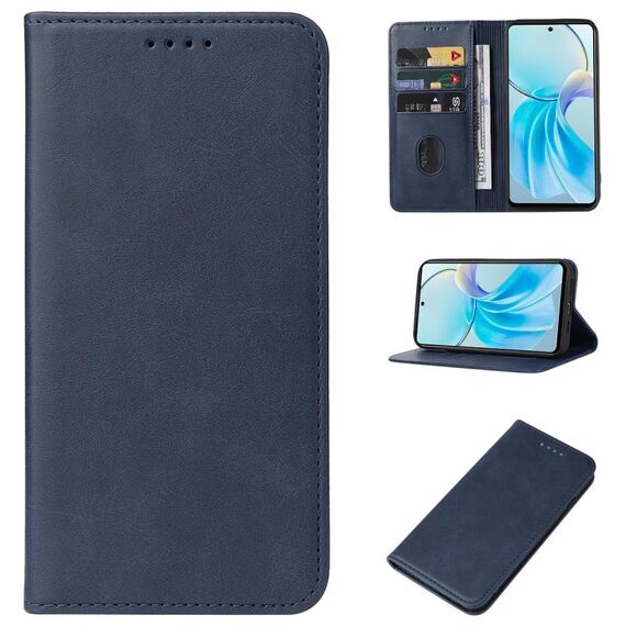 Custodia per telefono in pelle con chiusura magnetica per vivo Y100i (blu)