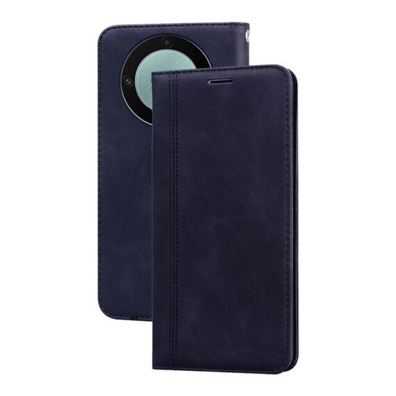 Custodia per telefono in PU con vibrazione orizzontale magnetica smerigliata per Honor X9b (nera)