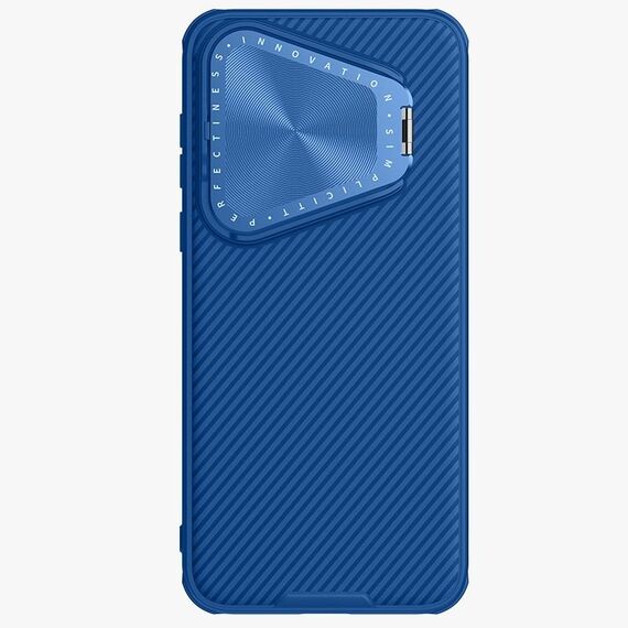 Per Huawei Pura 70 Pro/70 Pro+ NILLKIN Custodia per telefono a specchio con texture CD con specchio nero (blu)