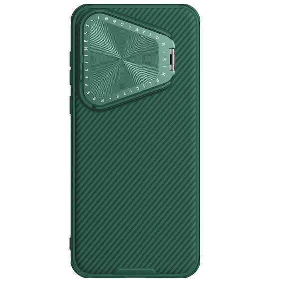 Per Huawei Pura 70 NILLKIN Specchio nero Prop CD Texture Specchio Custodia per telefono (Verde)