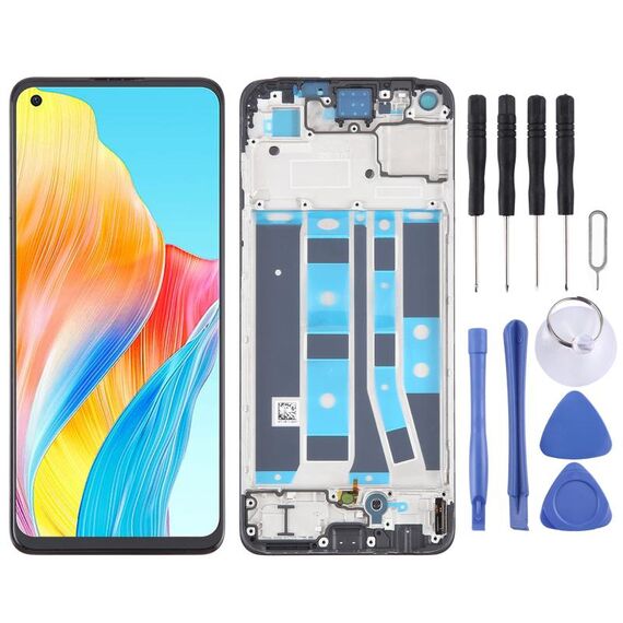 Per OPPO A78 4G digitalizzatore schermo LCD AMOLED originale assemblaggio completo con cornice