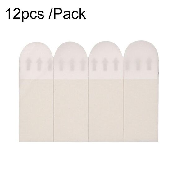 16 x 46mm 12 pz/pacco forte adesivo inossidabile adesivo rimovibile ganci adesivi per fissaggio domestico adesivi strappabili