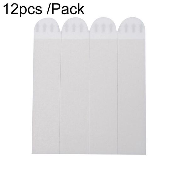19 x 92mm 12 pz/pacco forte adesivo inossidabile adesivo rimovibile ganci adesivi per fissaggio domestico adesivi strappabili