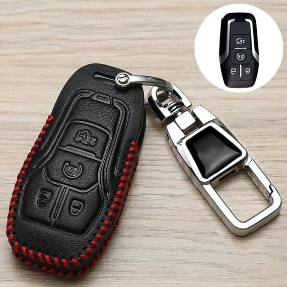 Per Ford Car Key Cover Portachiavi Anti-smarrimento Targa, Stile: F