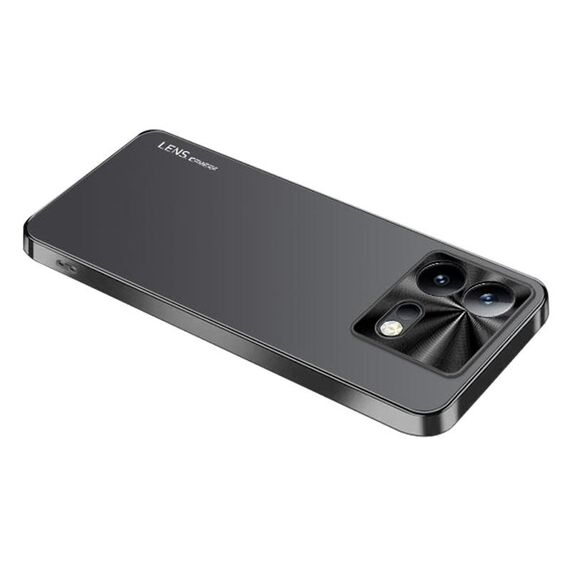 Per vivo iQOO Neo8 AG Custodia per telefono in acrilico galvanico satinato (nero)