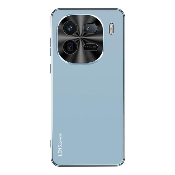 Per vivo iQOO 12 AG Custodia per telefono in acrilico galvanico satinato (Sierra Blue)