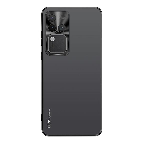 Per vivo S18 Pro AG Custodia per telefono in acrilico galvanico satinato (nero)