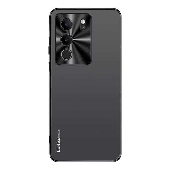Per vivo S17 / S17 Pro AG Custodia per telefono in acrilico galvanico satinato (nero)