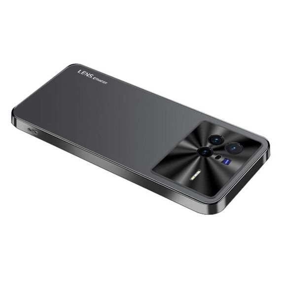 Per vivo X80 AG Custodia per telefono in acrilico galvanico satinato (nero)